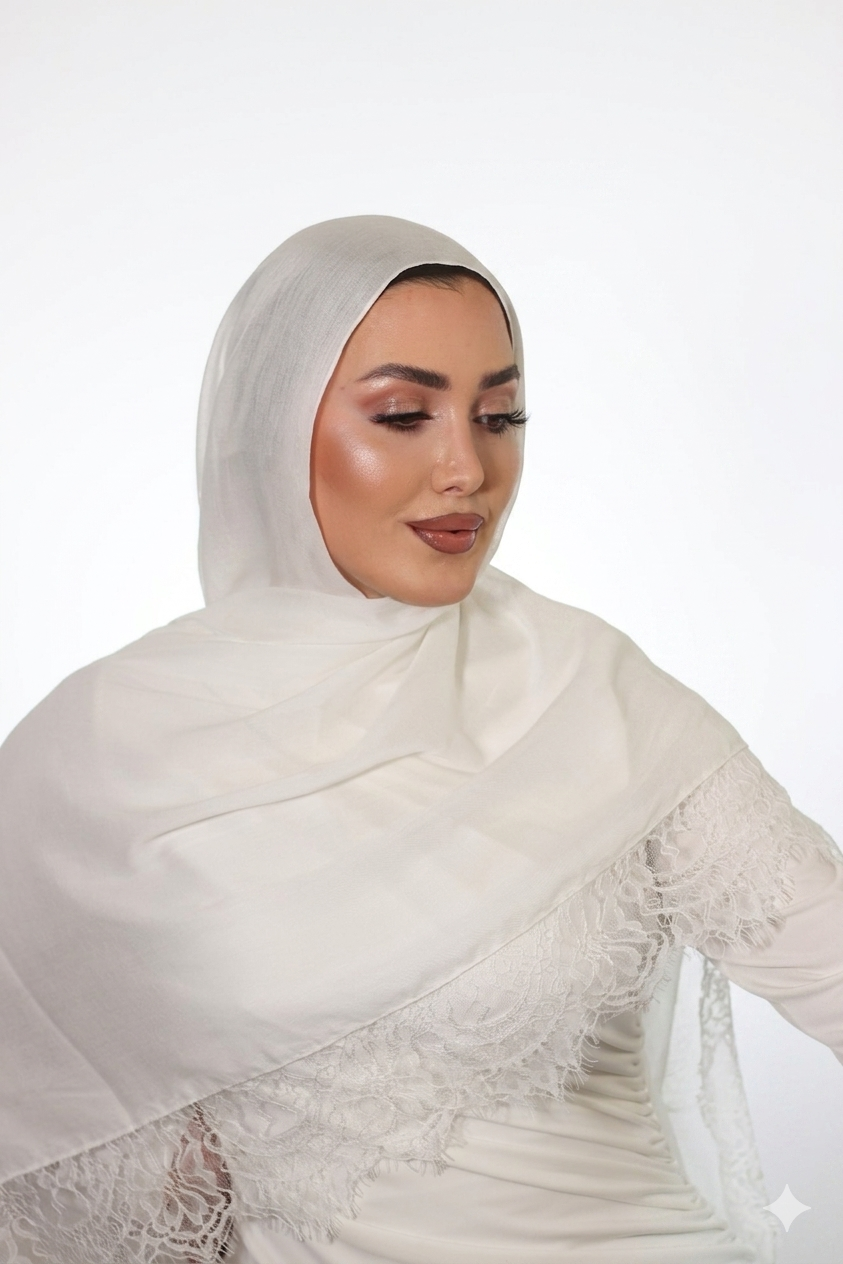 Pearl Lace Hijab