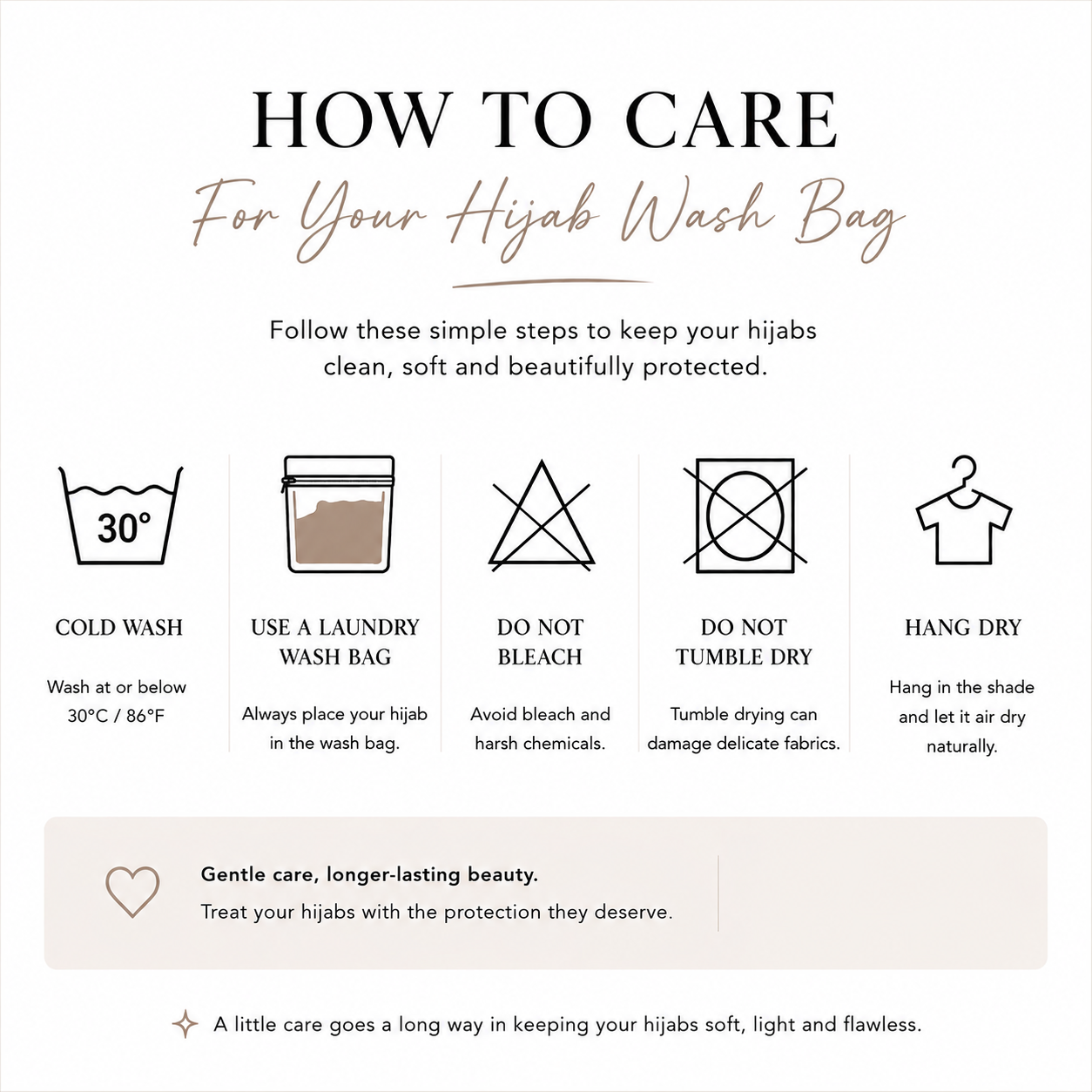 Hijab Wash Bag